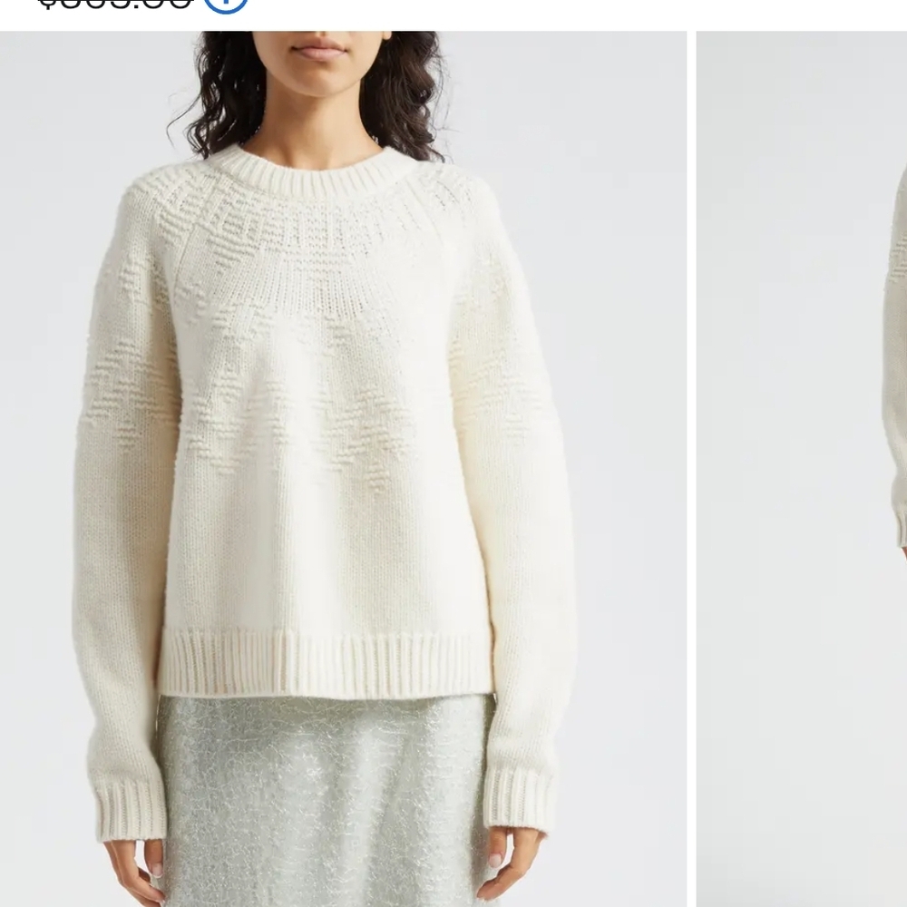Vince Textured Fair Isle Wool Sweater